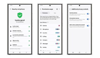 Samsung Galaxy’nin Güvenlik ve Gizlilik Panosu sayesinde kişisel verilerin kontrolü tamamen kullanıcının elinde