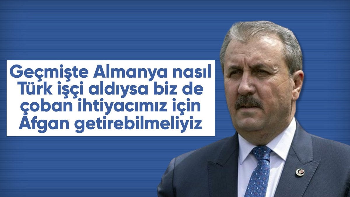 Mustafa Destici: Almanya Türk işçi aldığı gibi biz de Afgan işçi alalım