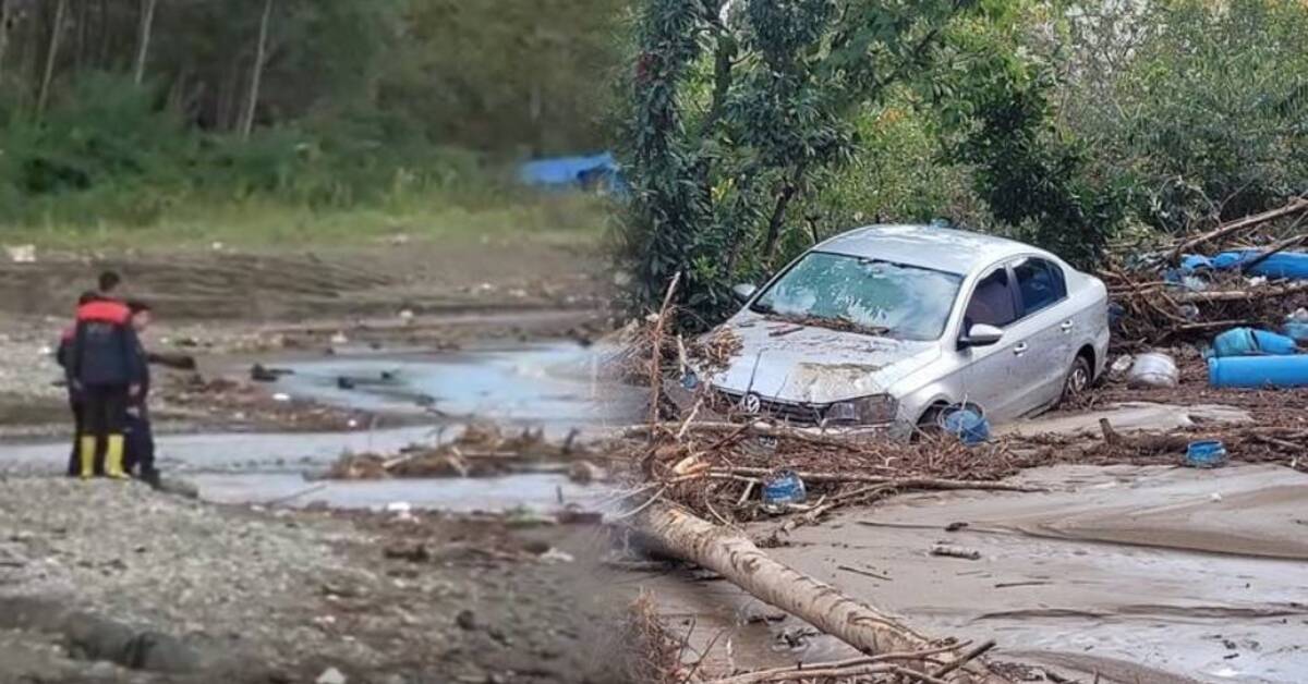 Trabzon’da sel ve fırtına 3 ilçede hayatı felç etti: İşitme engelli kayıp!