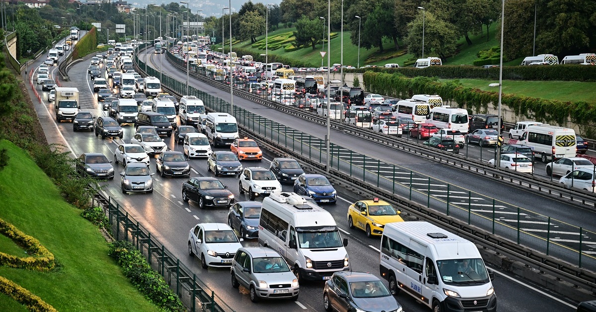 İstanbul’da pazartesi trafiği